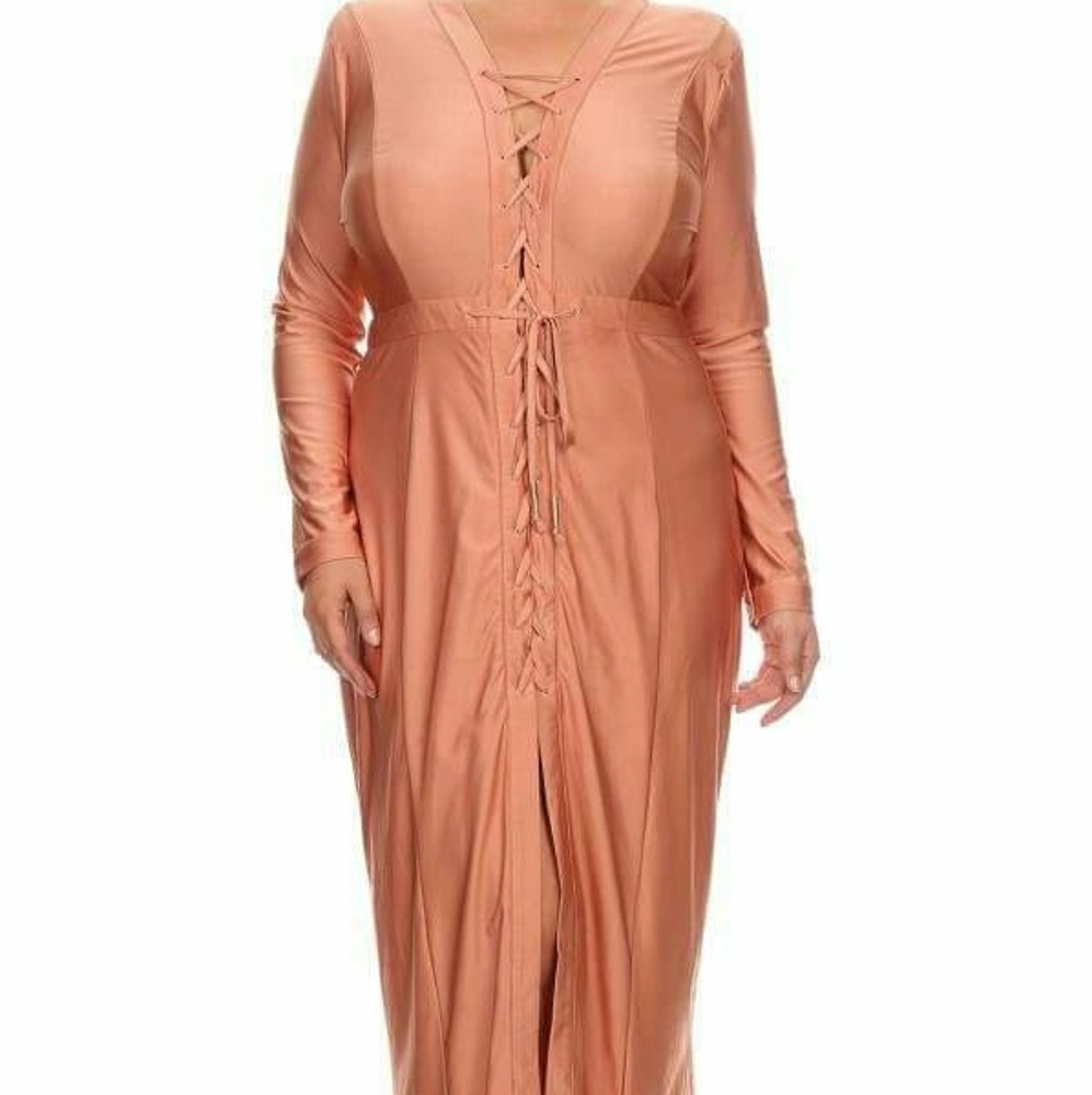 J.Our Tie Front Maxi Dress